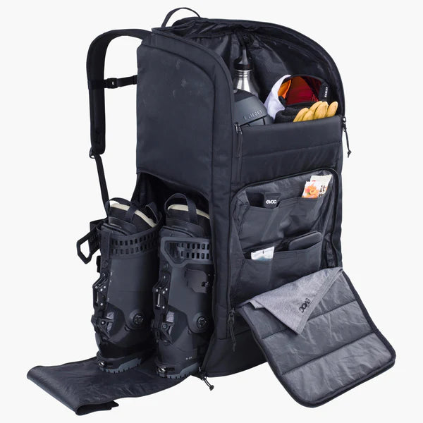 EVOC 90L matkarinkka musta