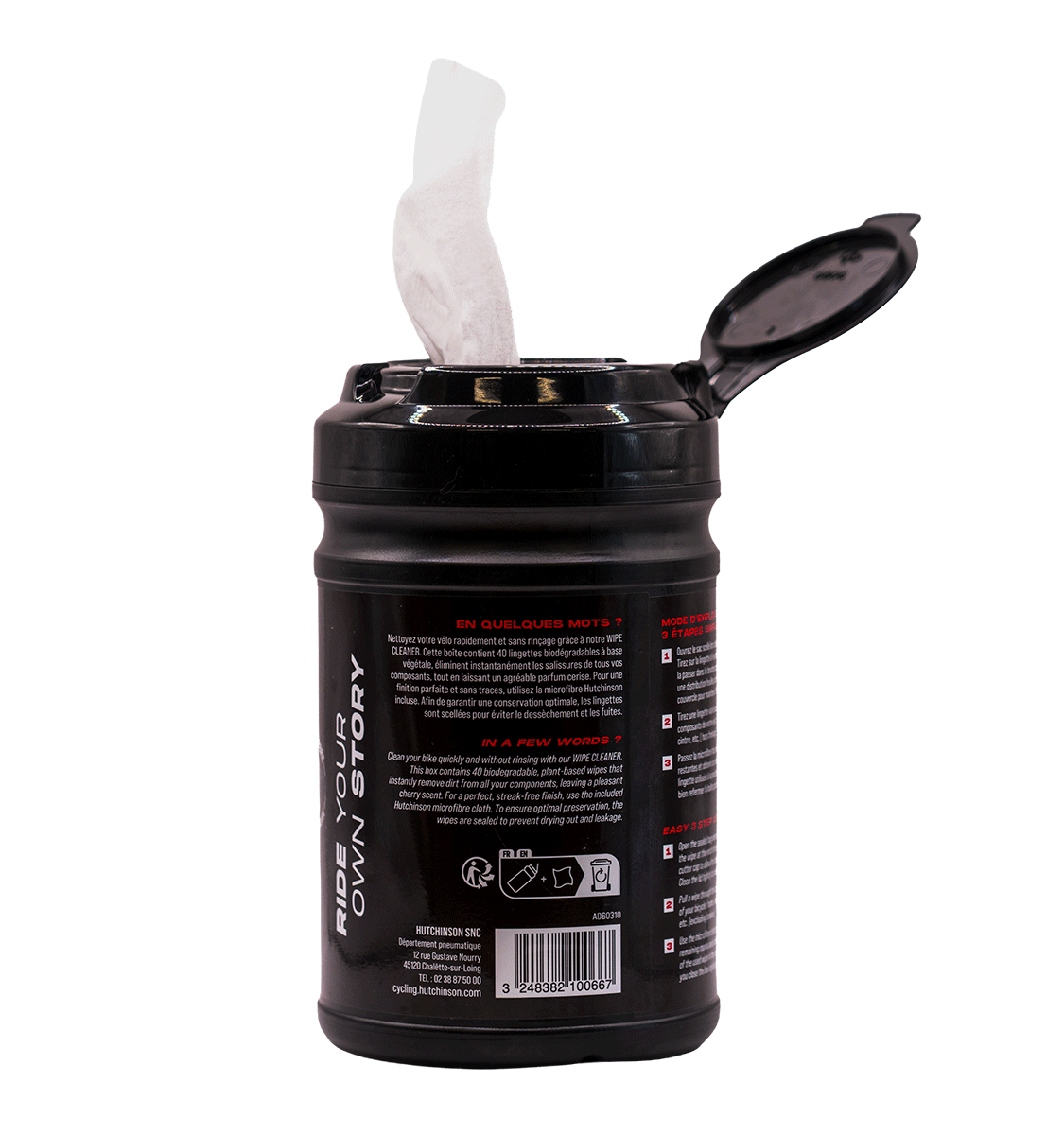 Puhdistavat Pyyhkeet HUTCHINSON WIPE CLEANER x40 + 1 Microfibre Cleaner