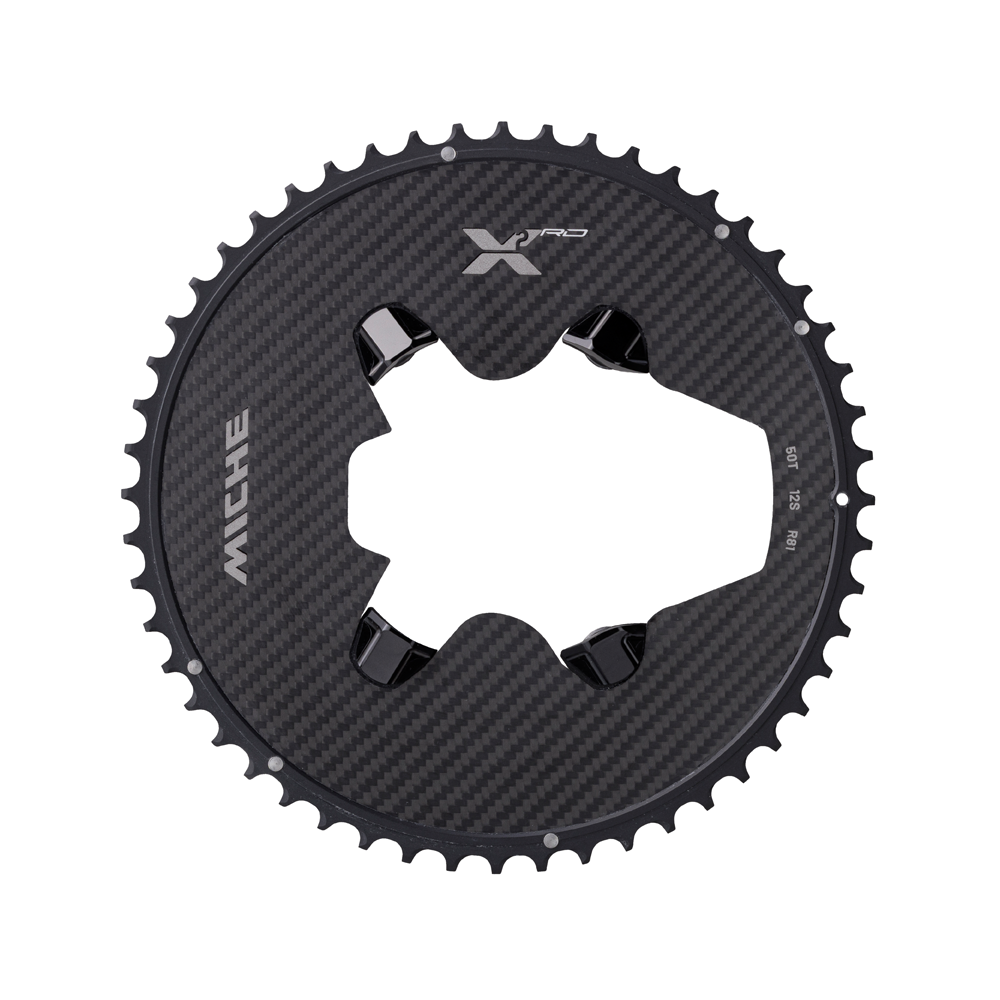 MICHE X2 RD R81 12V ulkoinen ketjupyörä Shimano R8100:lle, jossa on virta-anturi.